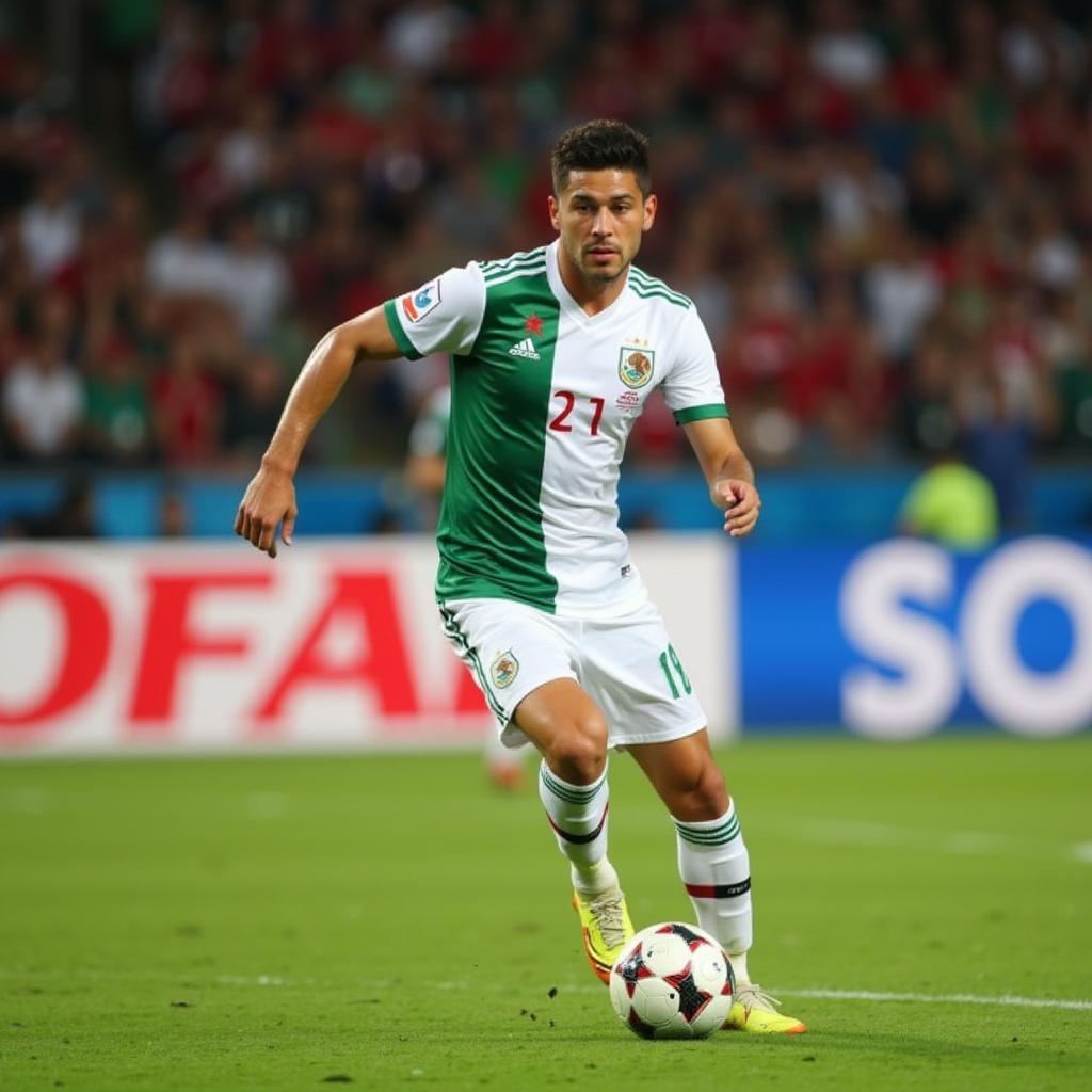 Santi Gimenez khoác áo tuyển Mexico