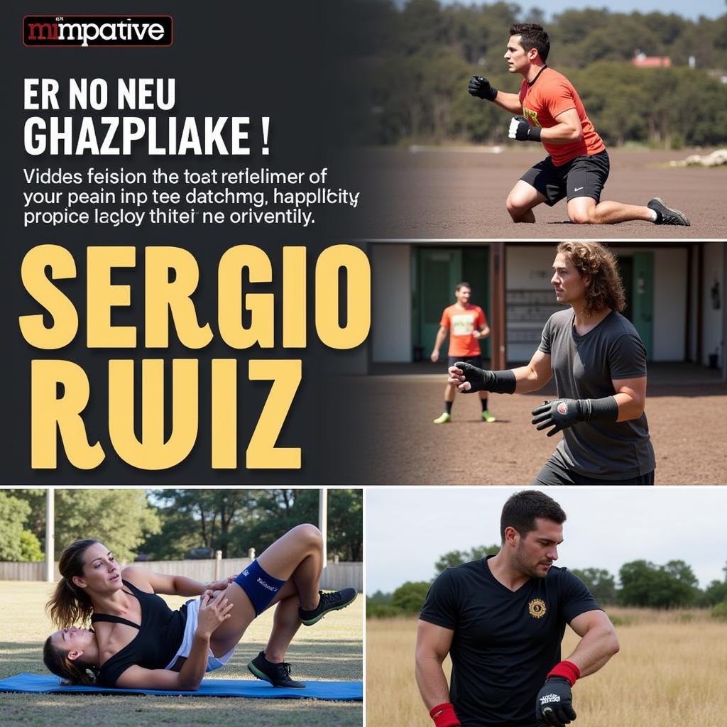Sergio Ruiz tập luyện