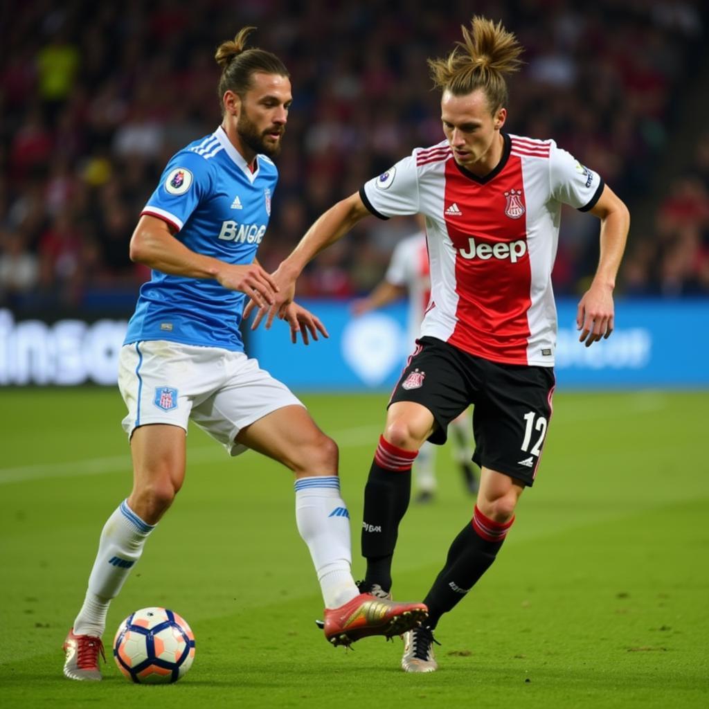 Siem de Jong trong màu áo Ajax