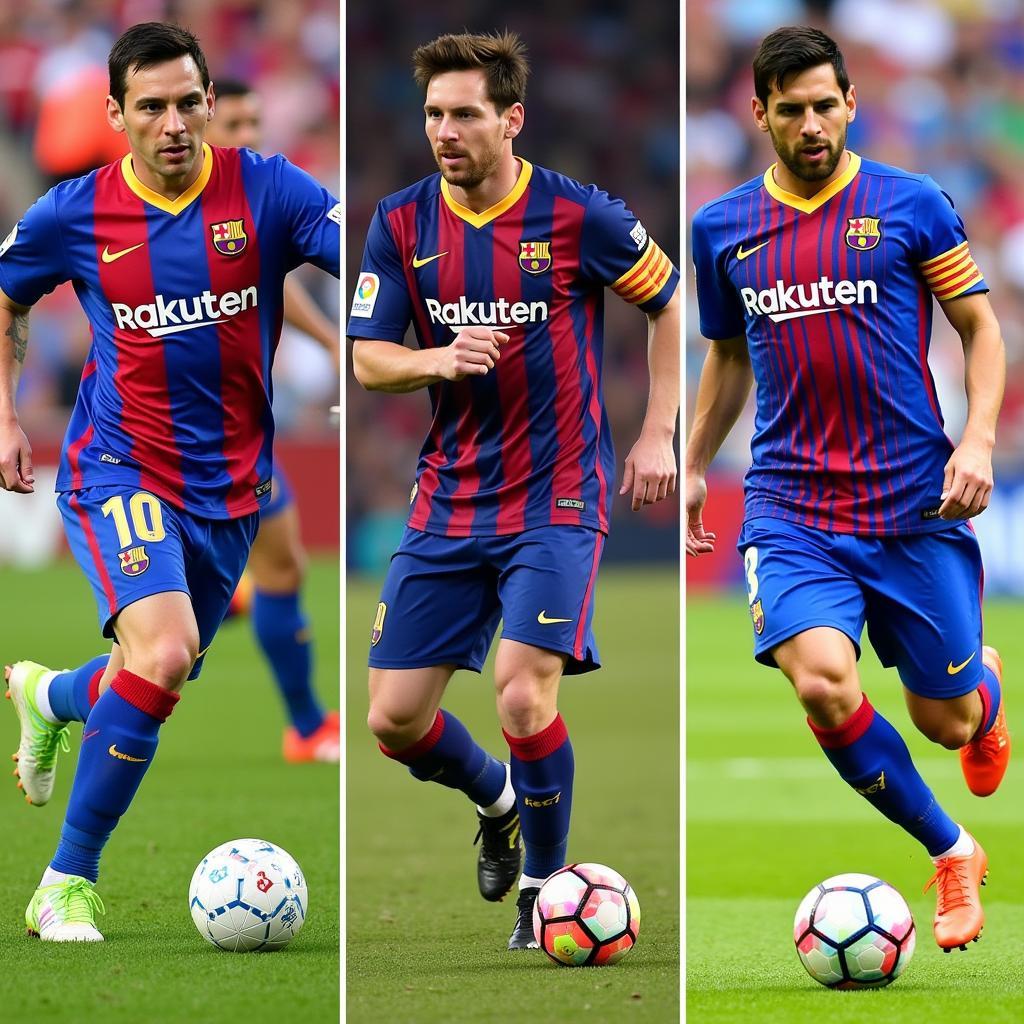 Sự thay đổi vị trí của Messi