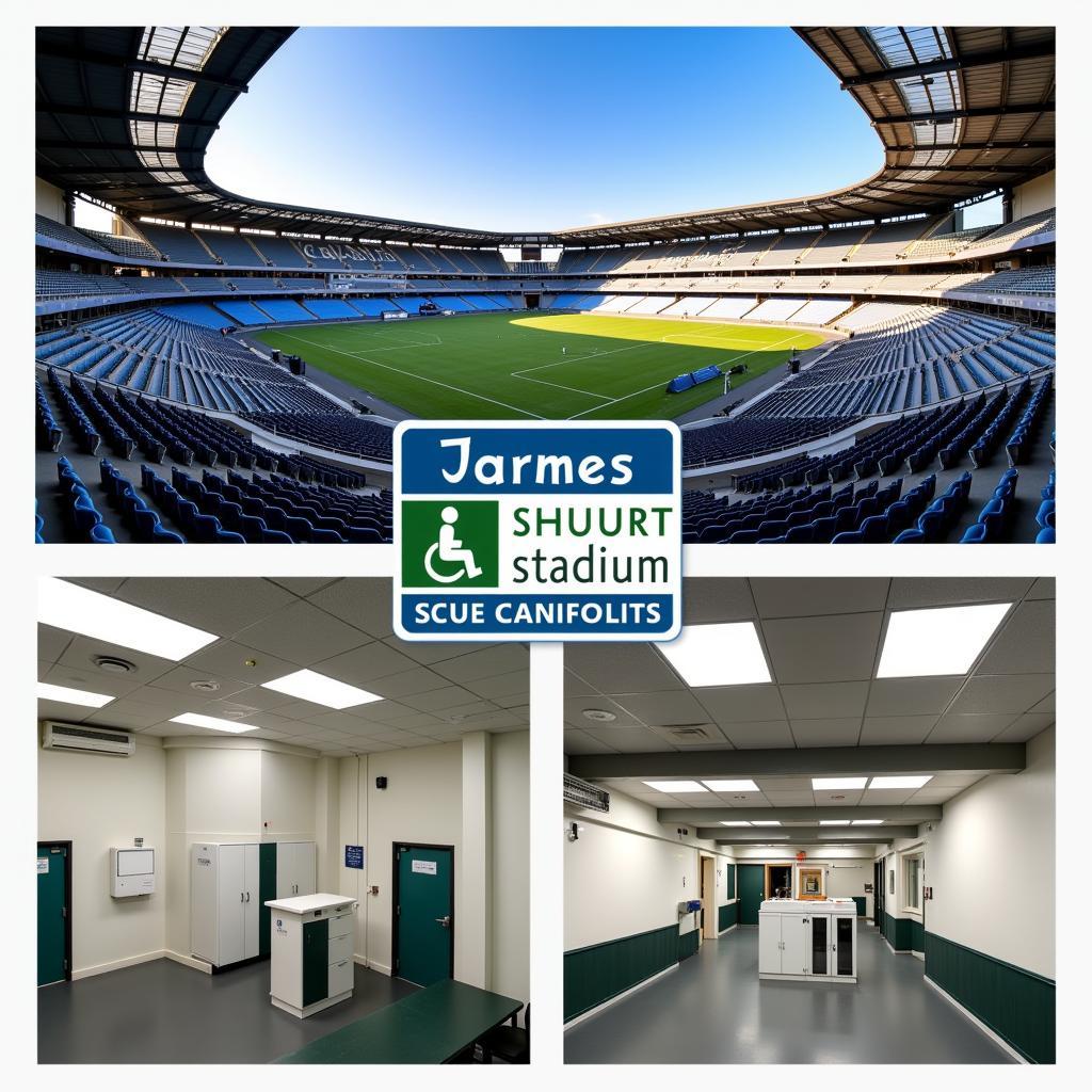 Sức chứa và tiện ích của James Shuart Stadium