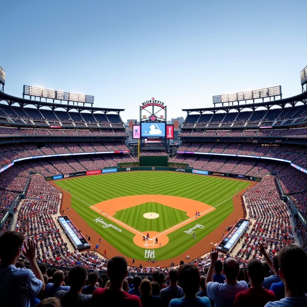 Toàn cảnh sân Yankee Stadium với sức chứa khổng lồ