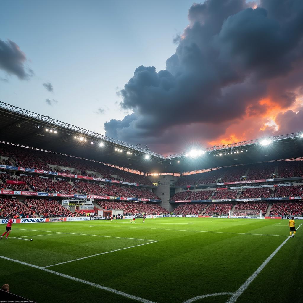 SV Sandhausen tại sân vận động Hardtwaldstadion