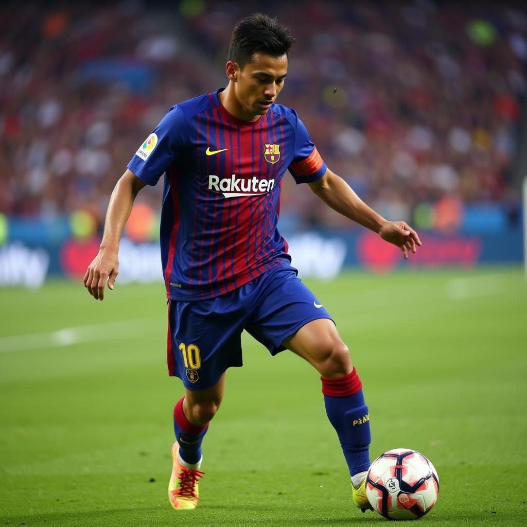 Thomas Chacon sút bóng cực mạnh