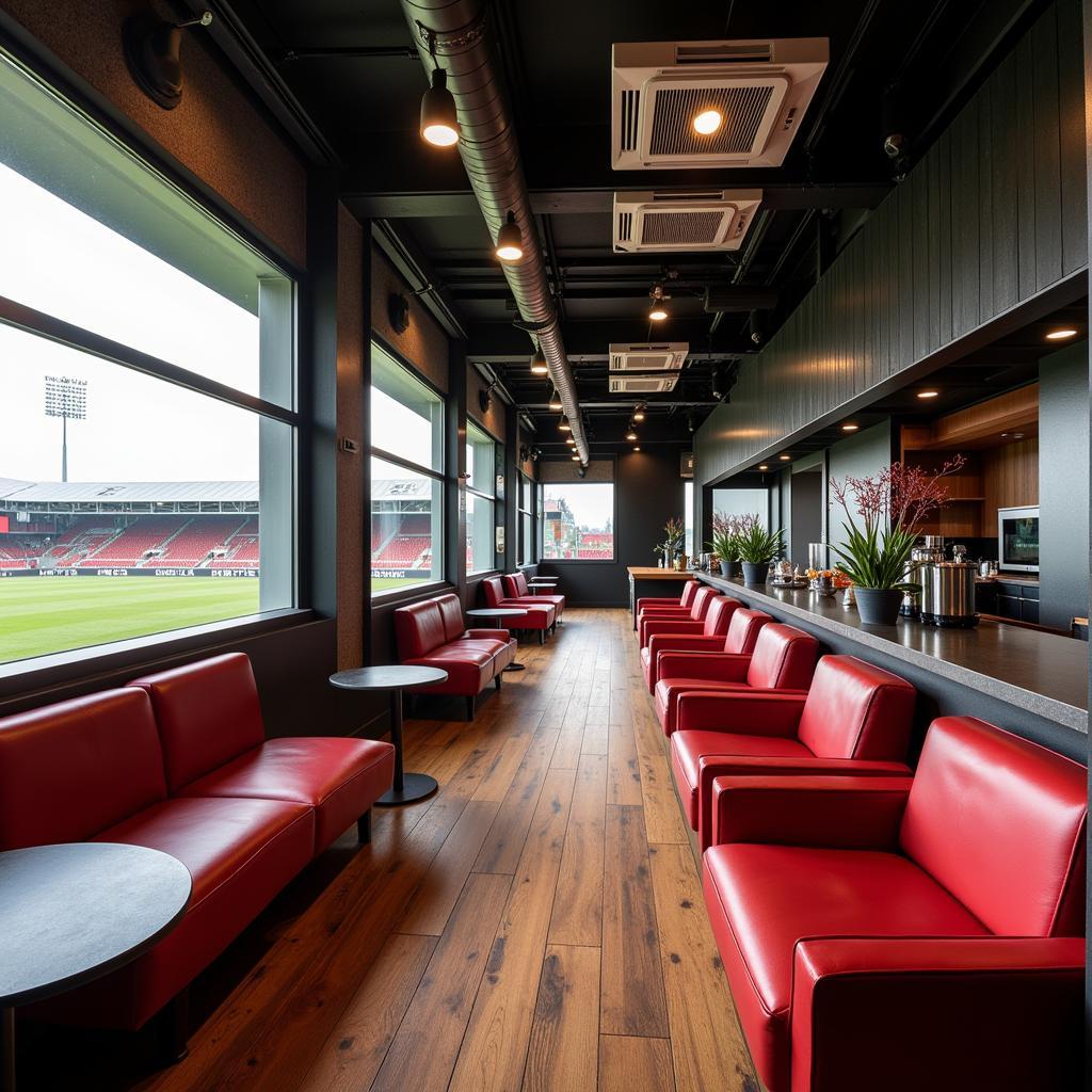 Các tiện ích hiện đại tại Mezőkövesdi Városi Stadion