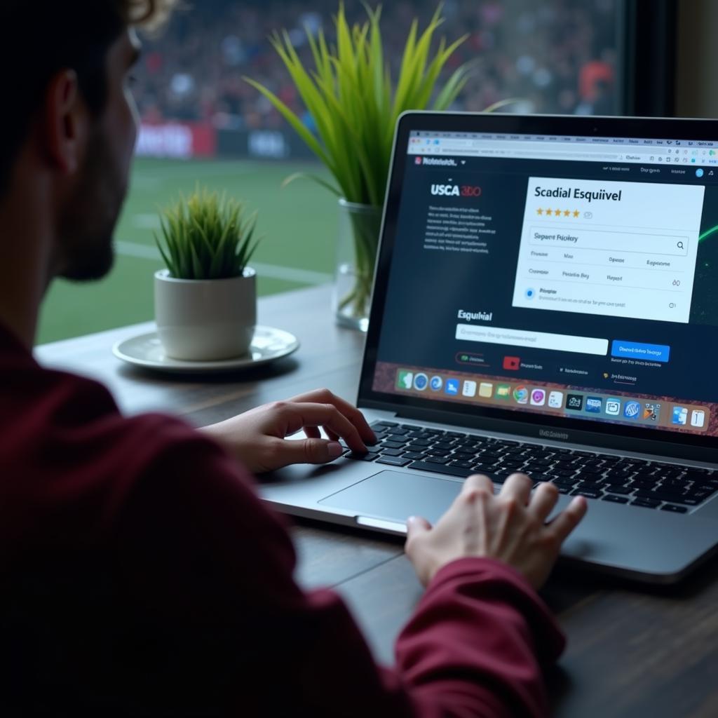 Tìm kiếm cầu thủ Esquivel trên internet