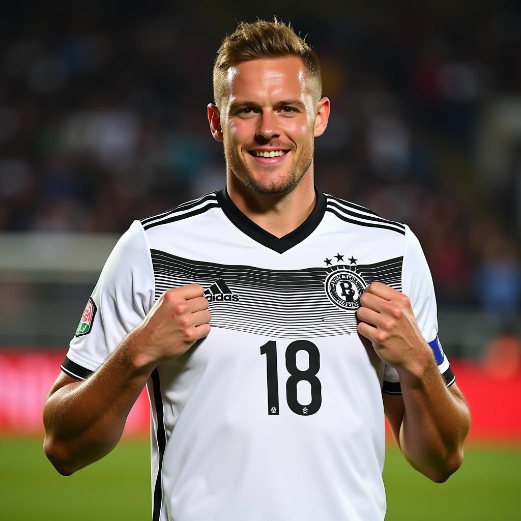 Timo Horn trong màu áo đội tuyển Đức