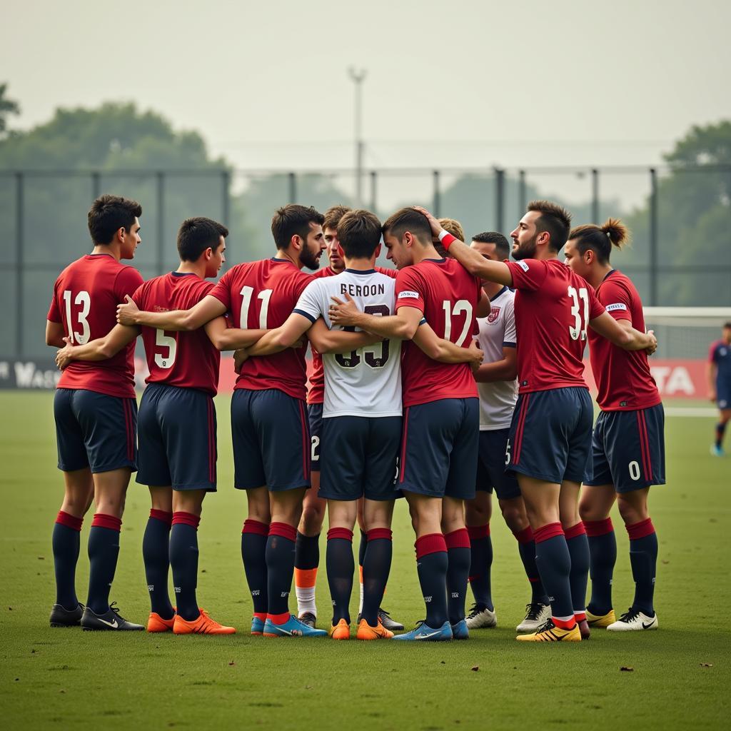 Tinh thần đoàn kết trong bravo football