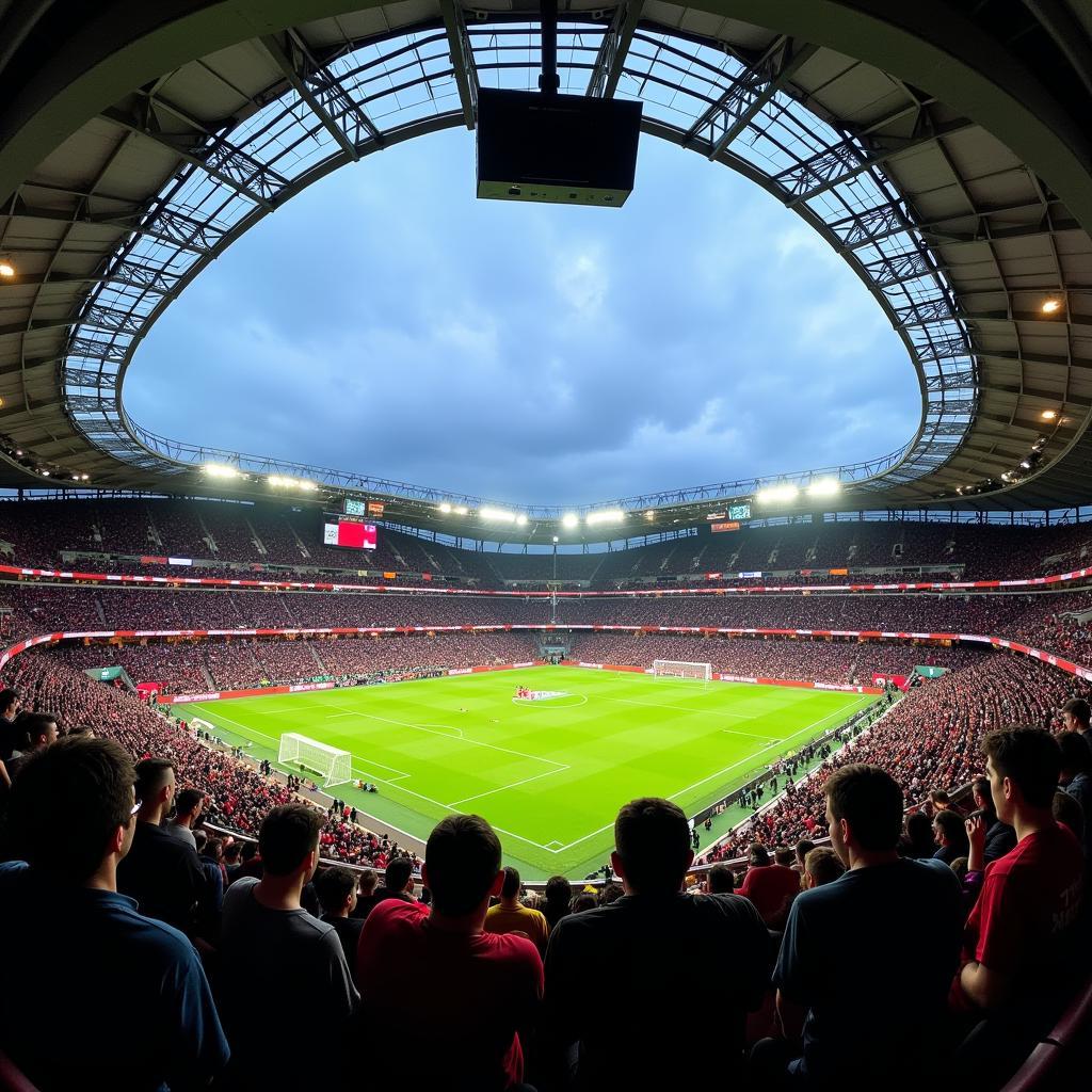 Không gian bên trong Tivoli Neu Stadion