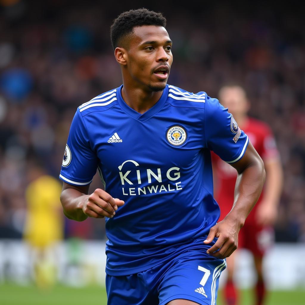 Tom Adeyemi trong màu áo Leicester City