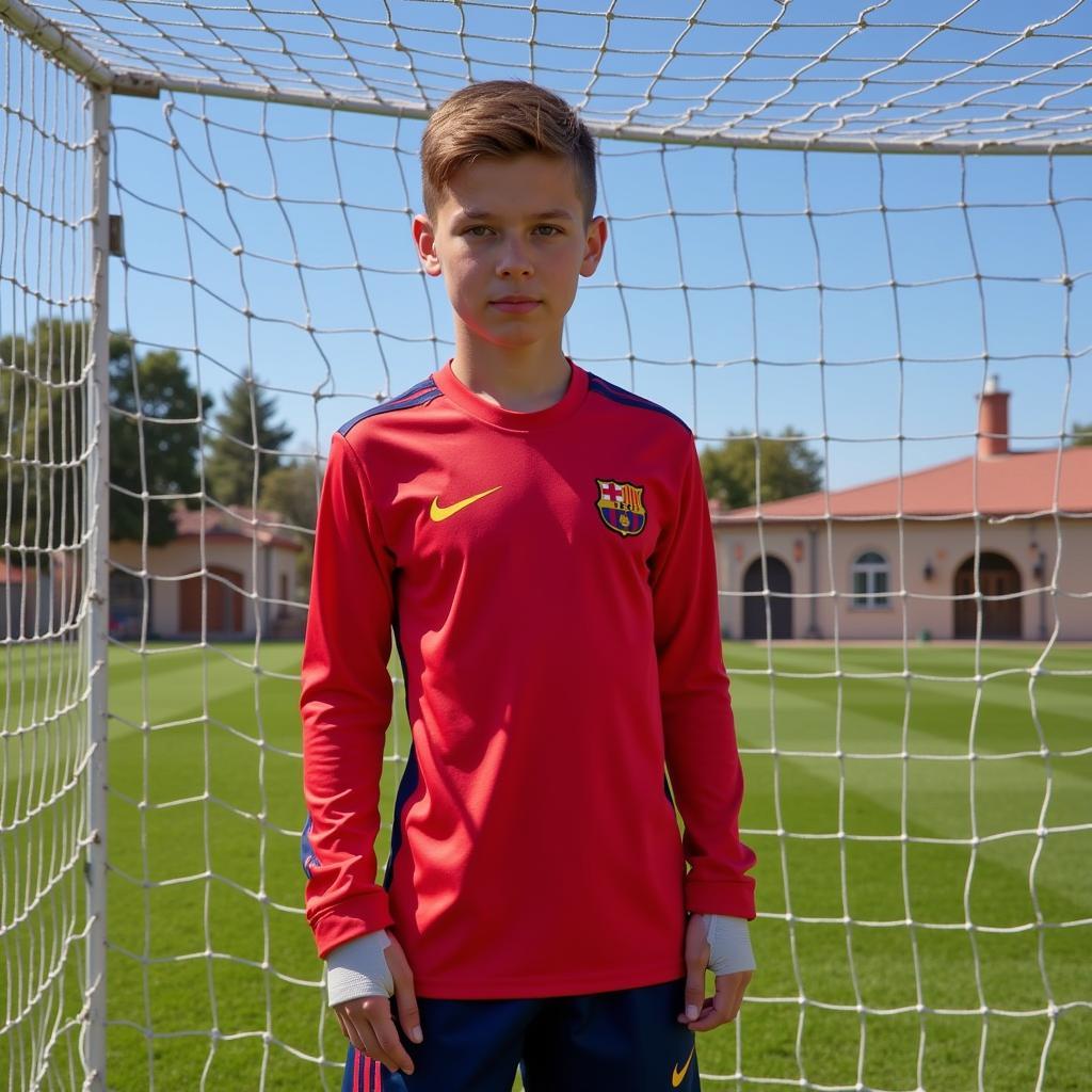 Toni Fuidias trong màu áo La Masia