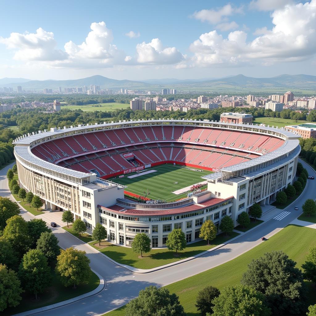 Bản vẽ thiết kế tương lai của Metz Stadium