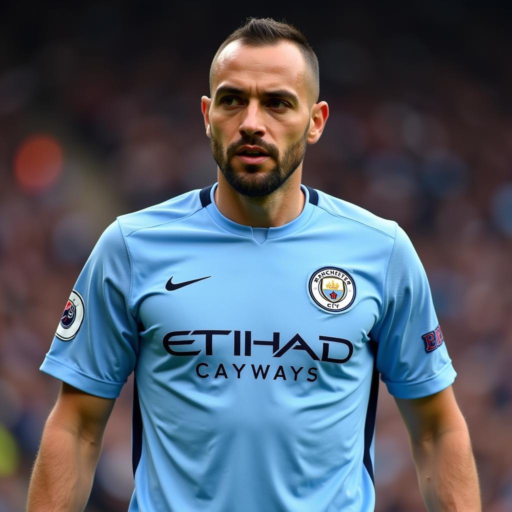 Valeri Bojinov trong màu áo Manchester City