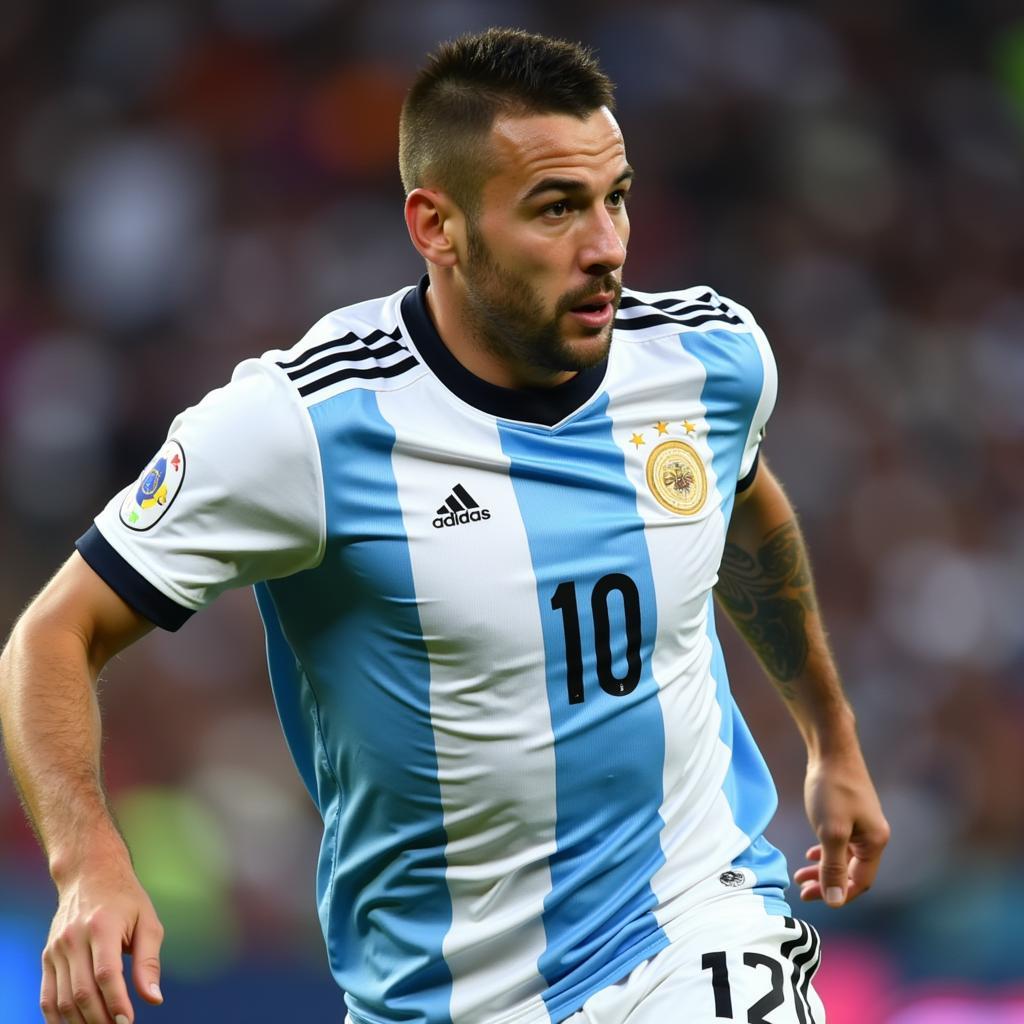 Victor Le Grotaglie trong màu áo đội tuyển Argentina