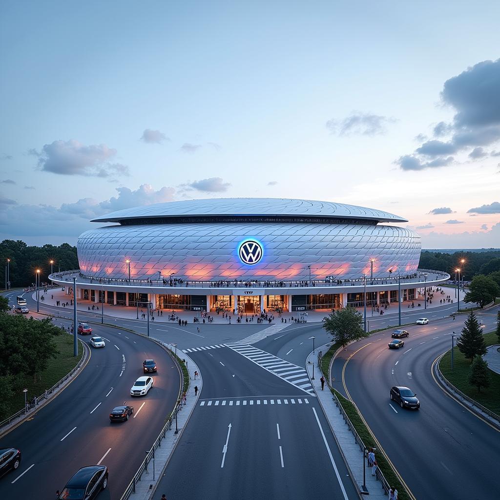 Kiến trúc hiện đại của Volkswagen Arena