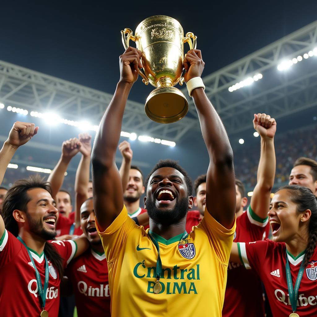 Weverton nâng cao danh hiệu Copa Libertadores