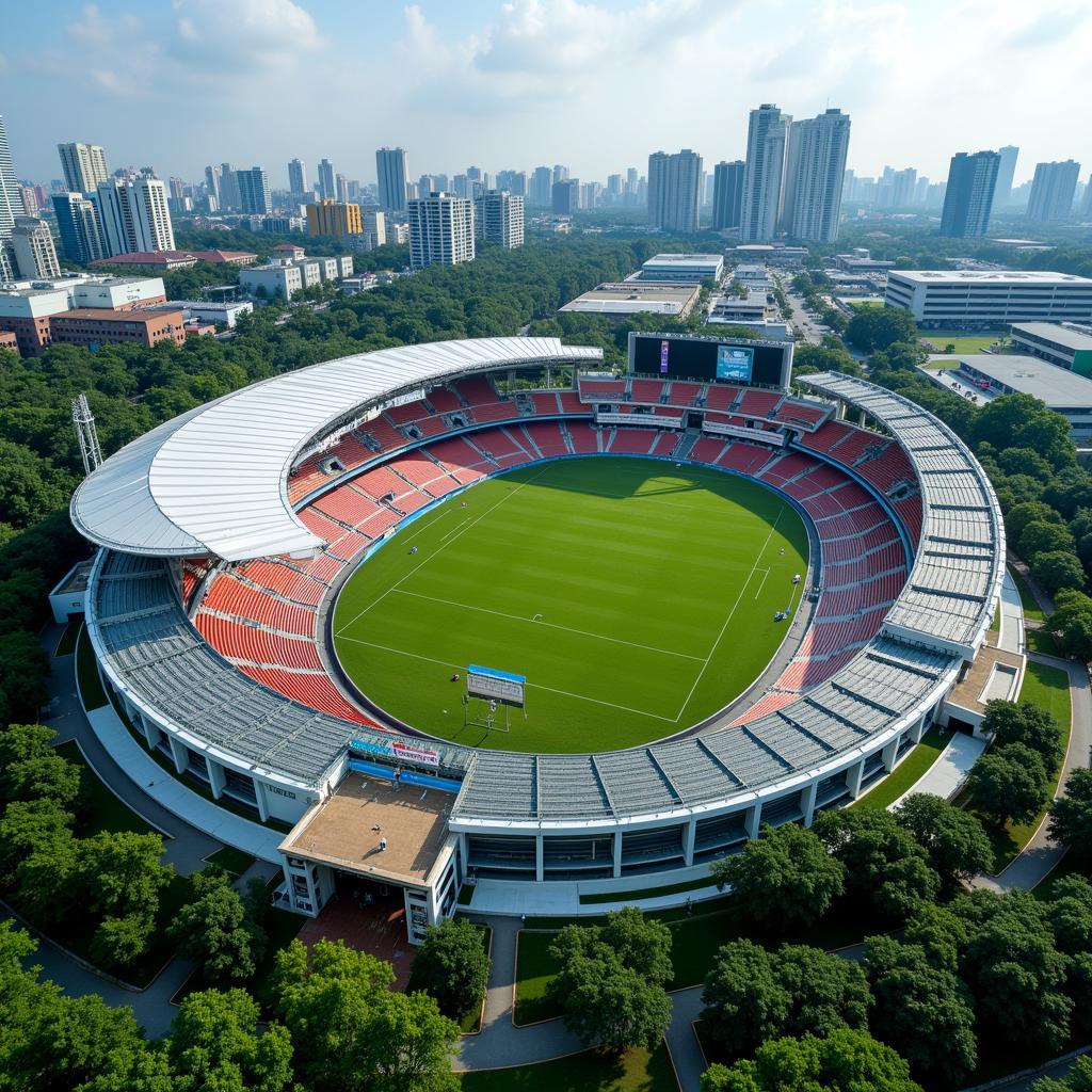 Toàn cảnh Woodlands Stadium Singapore