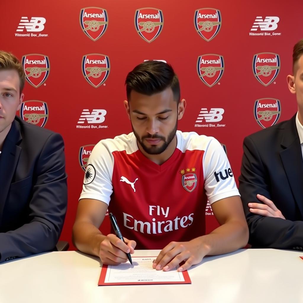 Zach Awe ký hợp đồng với Arsenal