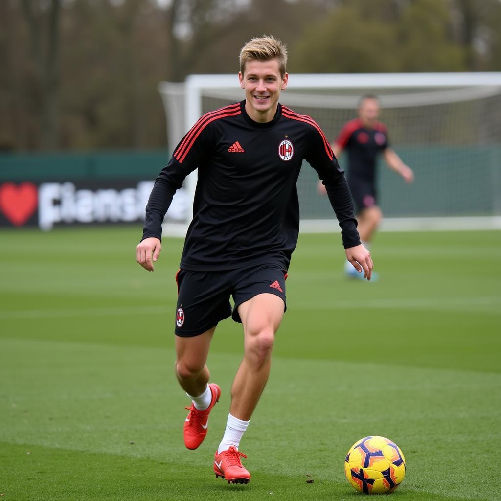 Alexander Merkel thời kỳ đầu tại AC Milan