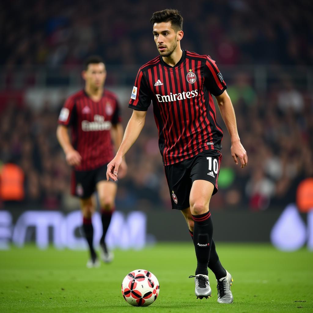 Alessio Romagnoli trong màu áo AC Milan