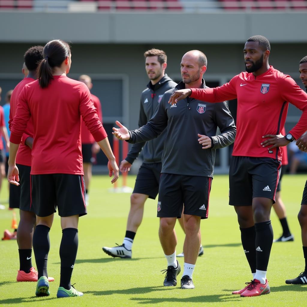 Atlanta United Coaching Staff in Action