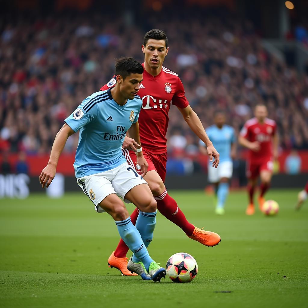 Kỹ thuật điêu luyện của Cristiano Ronaldo