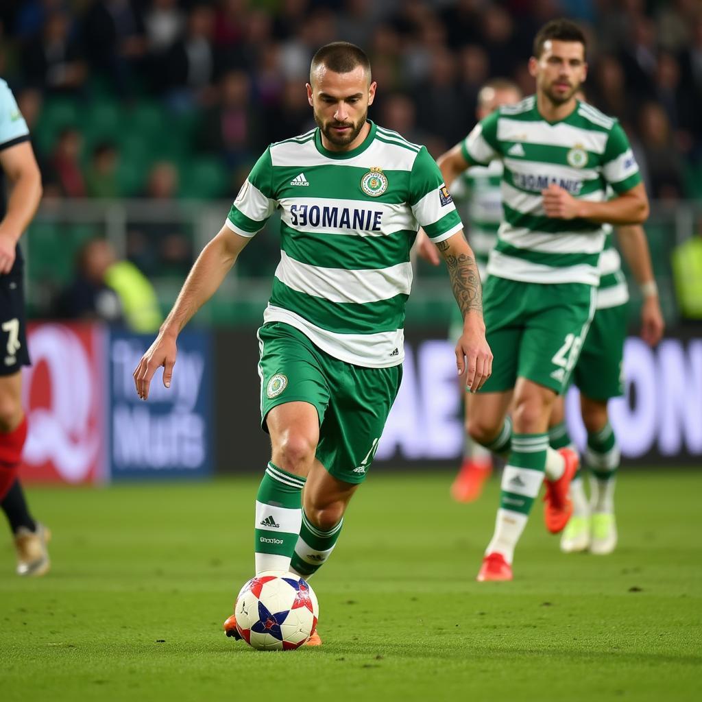 Bojinov trong màu áo Sporting Lisbon