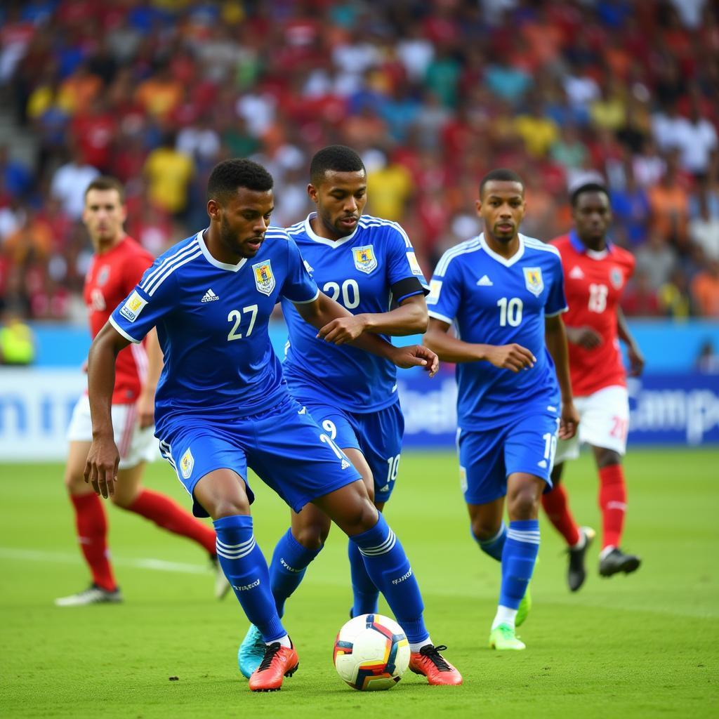 Cape Verde National Team in Action