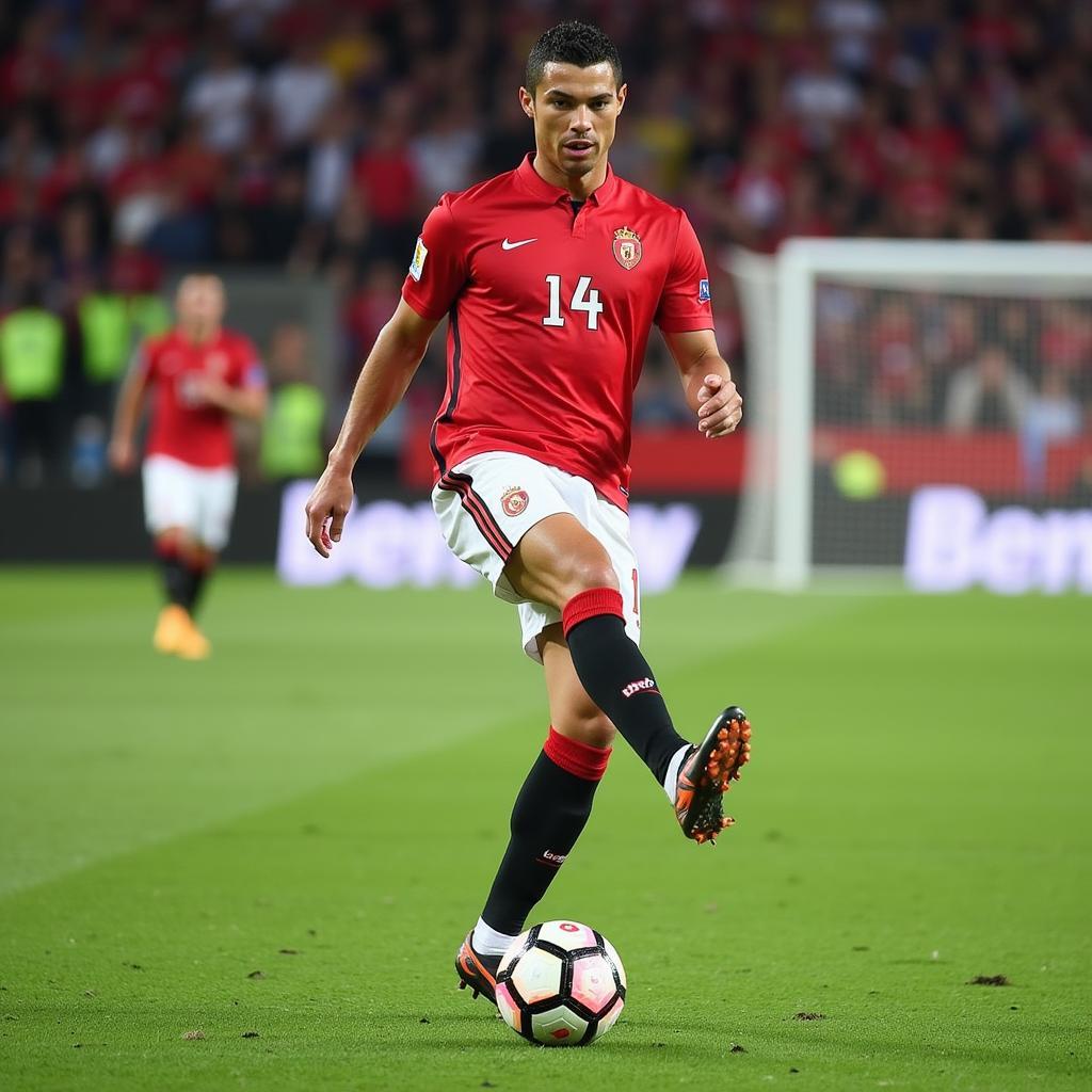 Kỹ thuật sút bóng của Ronaldo