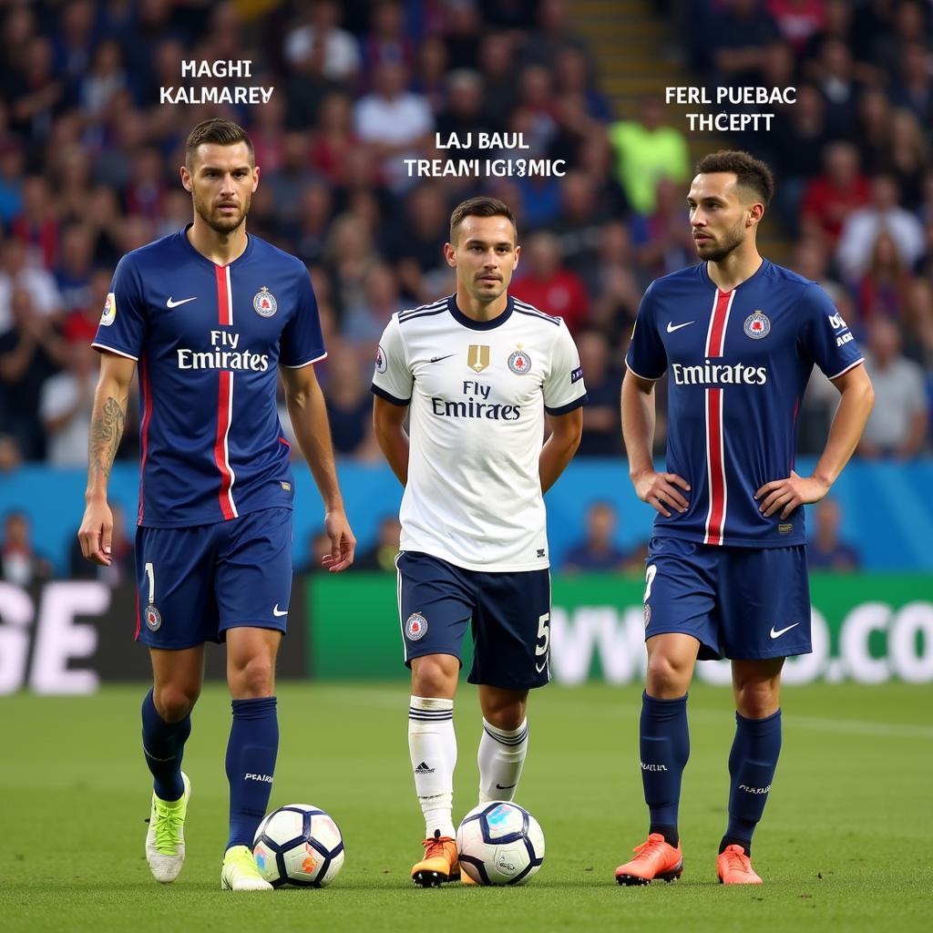 Chiều cao Marco Verratti so với các cầu thủ khác