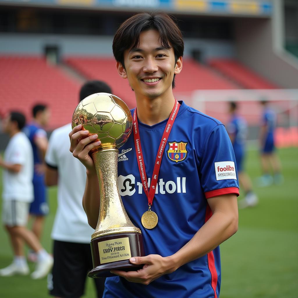 Choi Jong Hwan nhận giải thưởng
