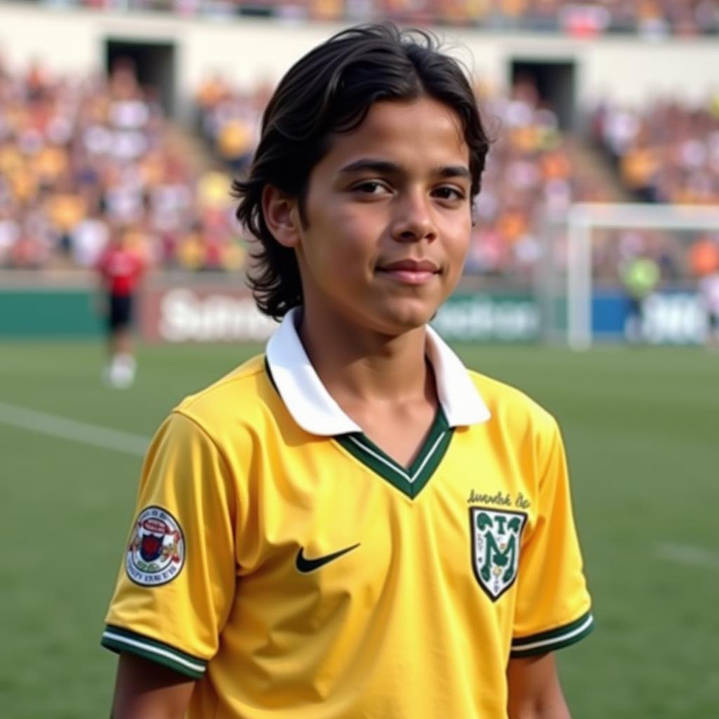 Christian Vargas trong màu áo đội trẻ