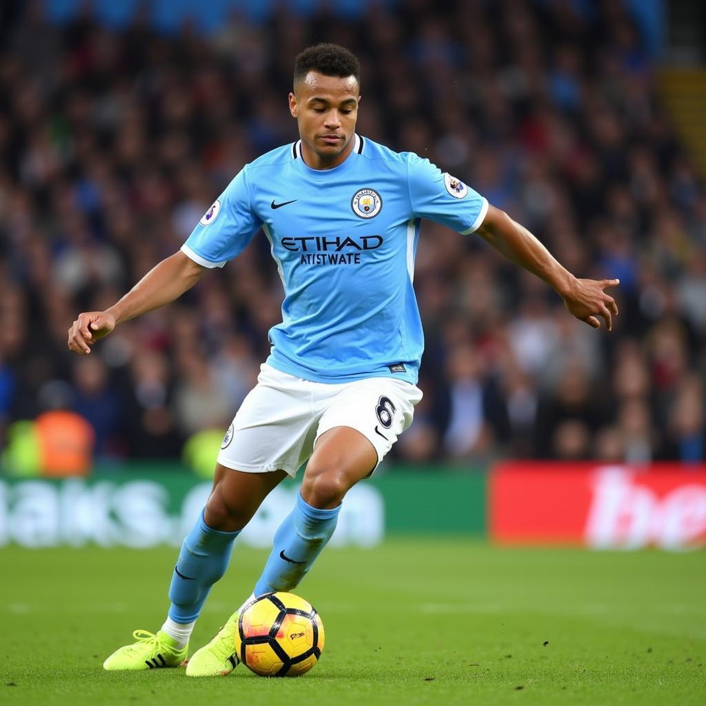 CJ Egan-Riley trong màu áo Manchester City