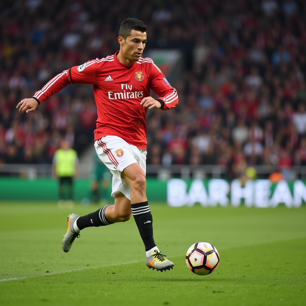 Cristiano Ronaldo thể hiện kỹ năng lanquedoc