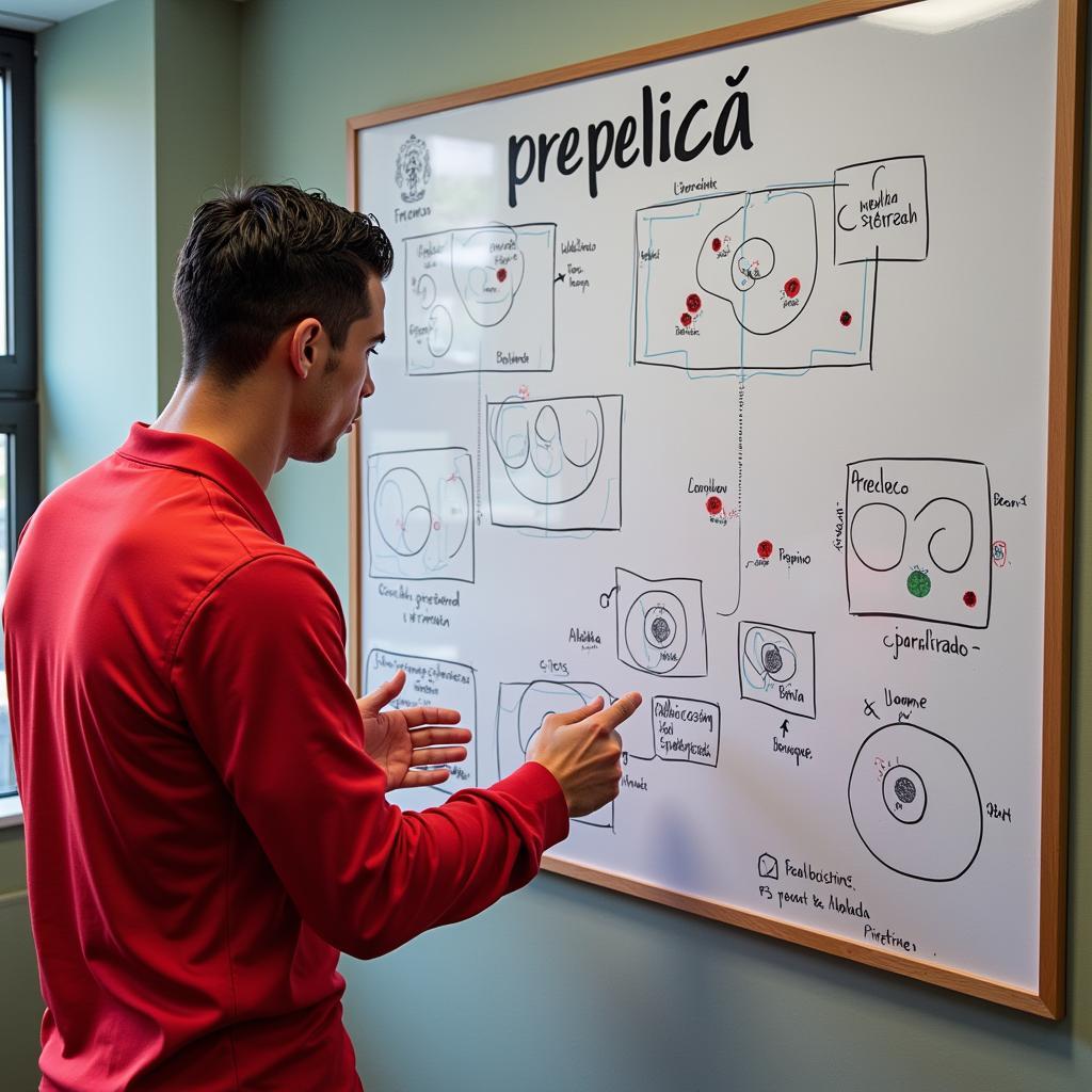 Cristiano Ronaldo tìm hiểu về Prepeliţă