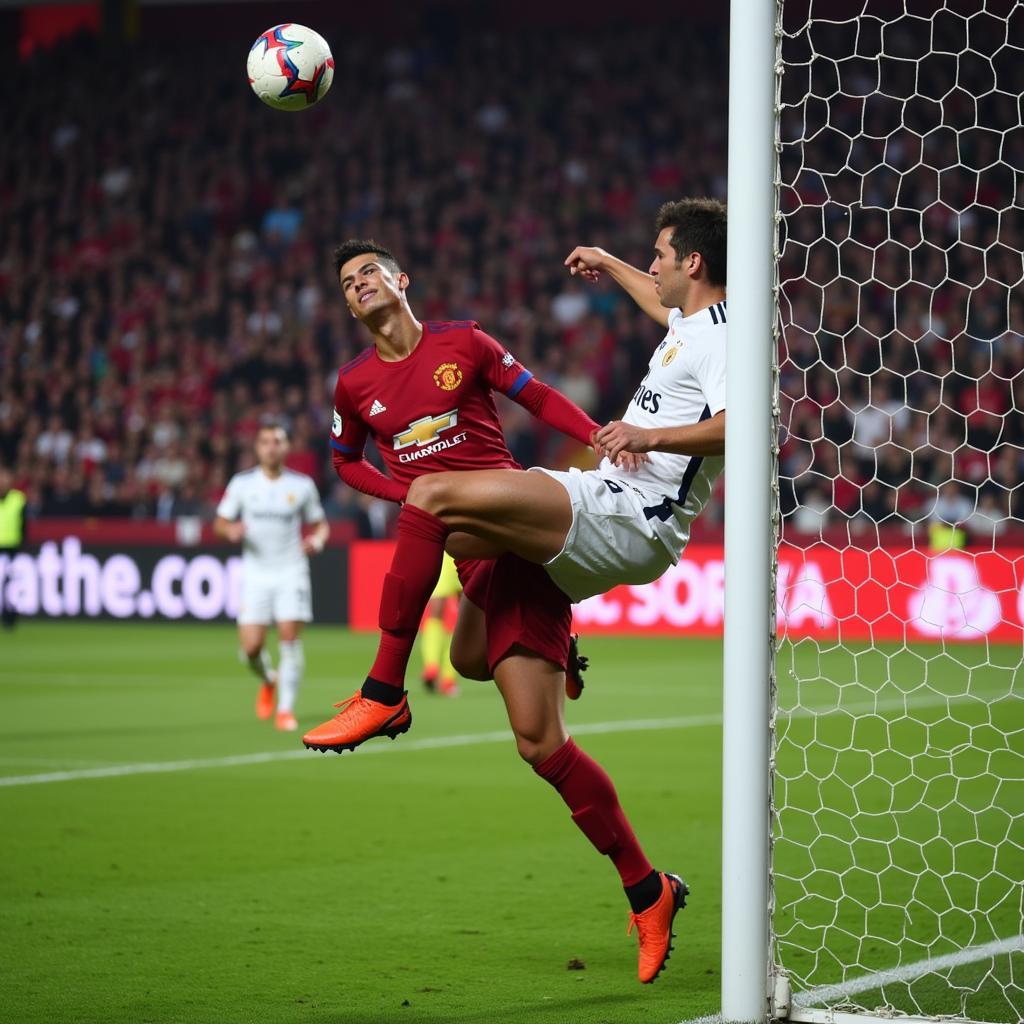 Cú đánh đầu kinh điển của Cristiano Ronaldo