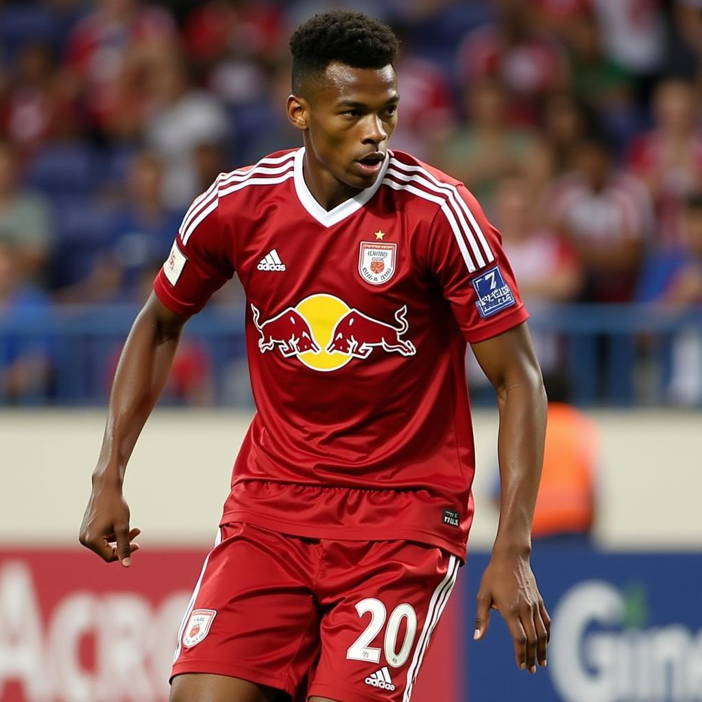 Dane Richards thi đấu cho New York Red Bulls tại MLS