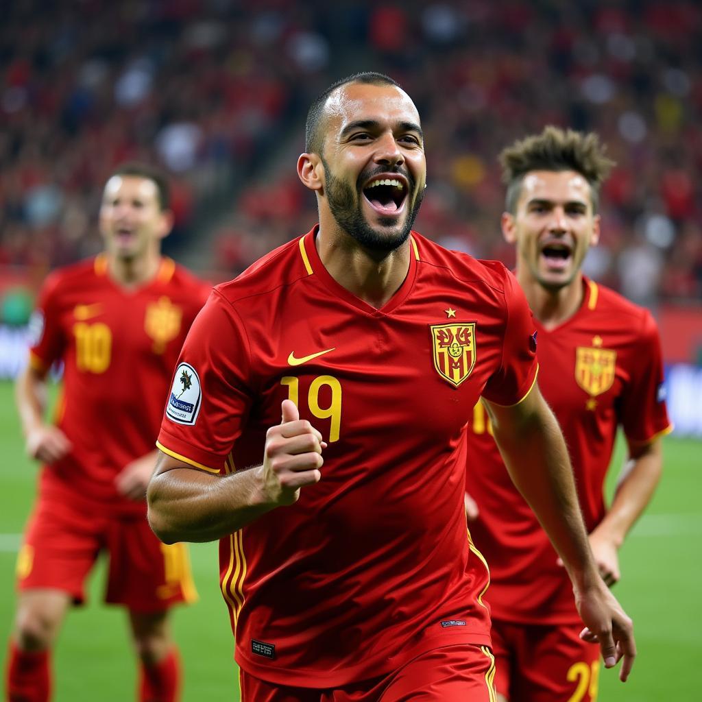 Darko Churlinov Trong Màu Áo Đội Tuyển Bắc Macedonia