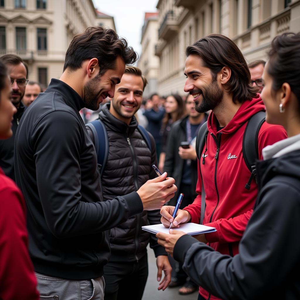 Diego Lopez giao lưu cùng người hâm mộ