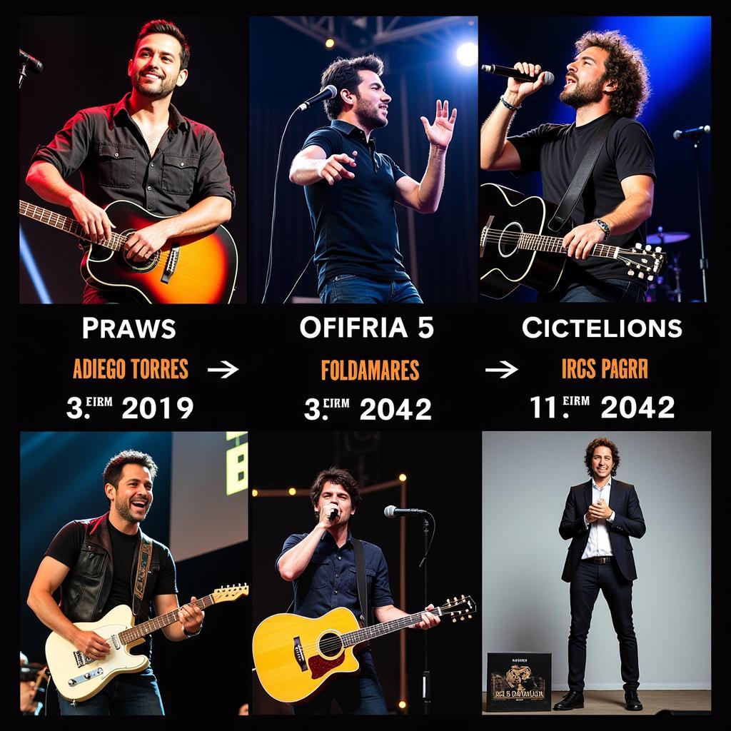 Hành trình âm nhạc của Diego Torres qua các năm