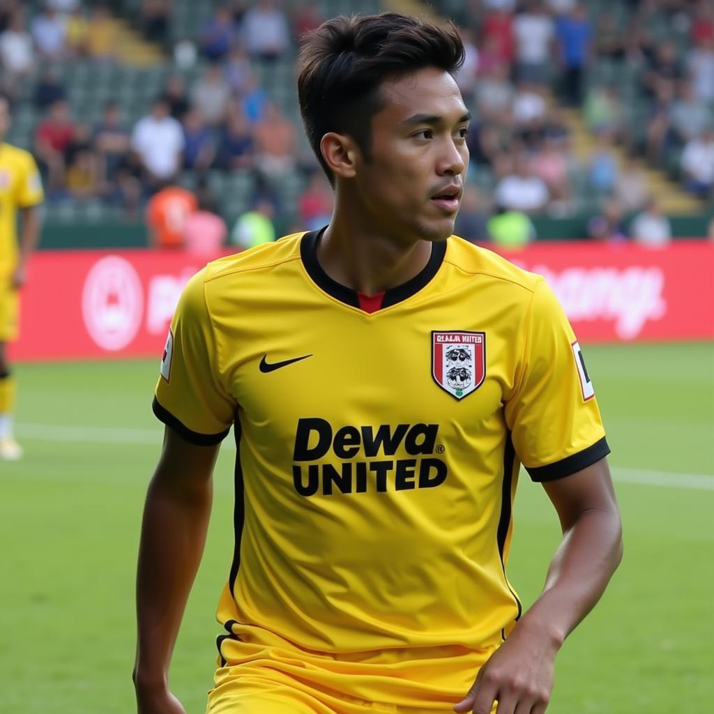 Egy Maulana Vikri trong màu áo Dewa United