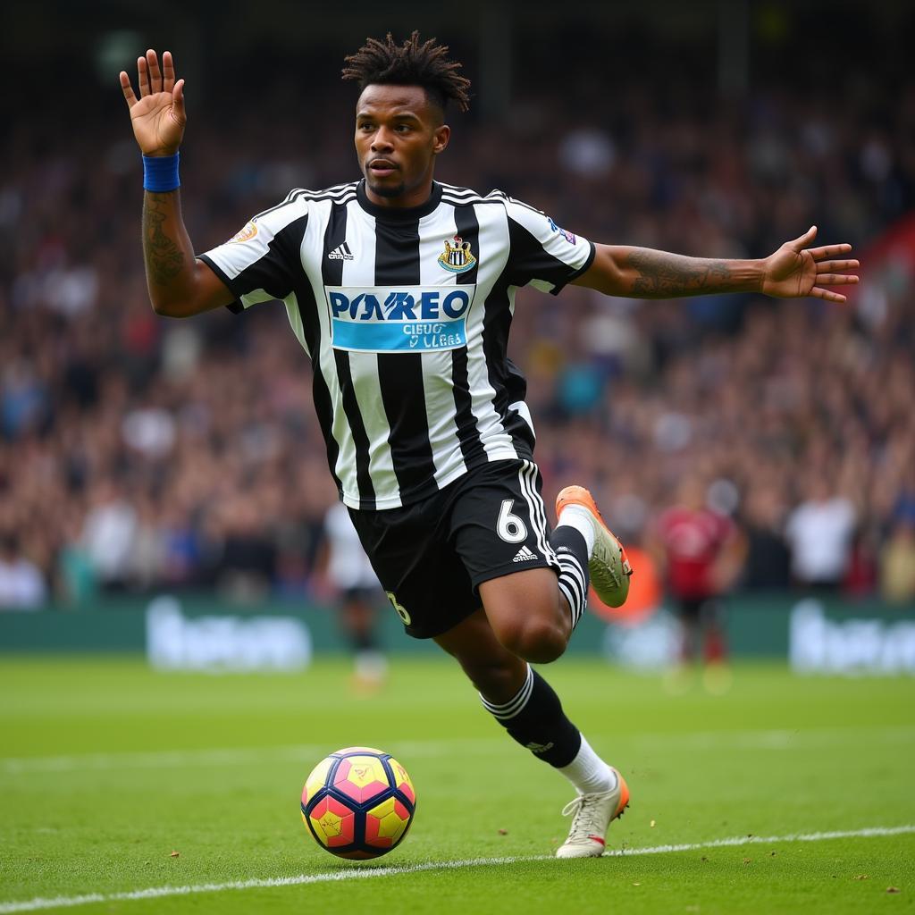 El Negro Asprilla Newcastle