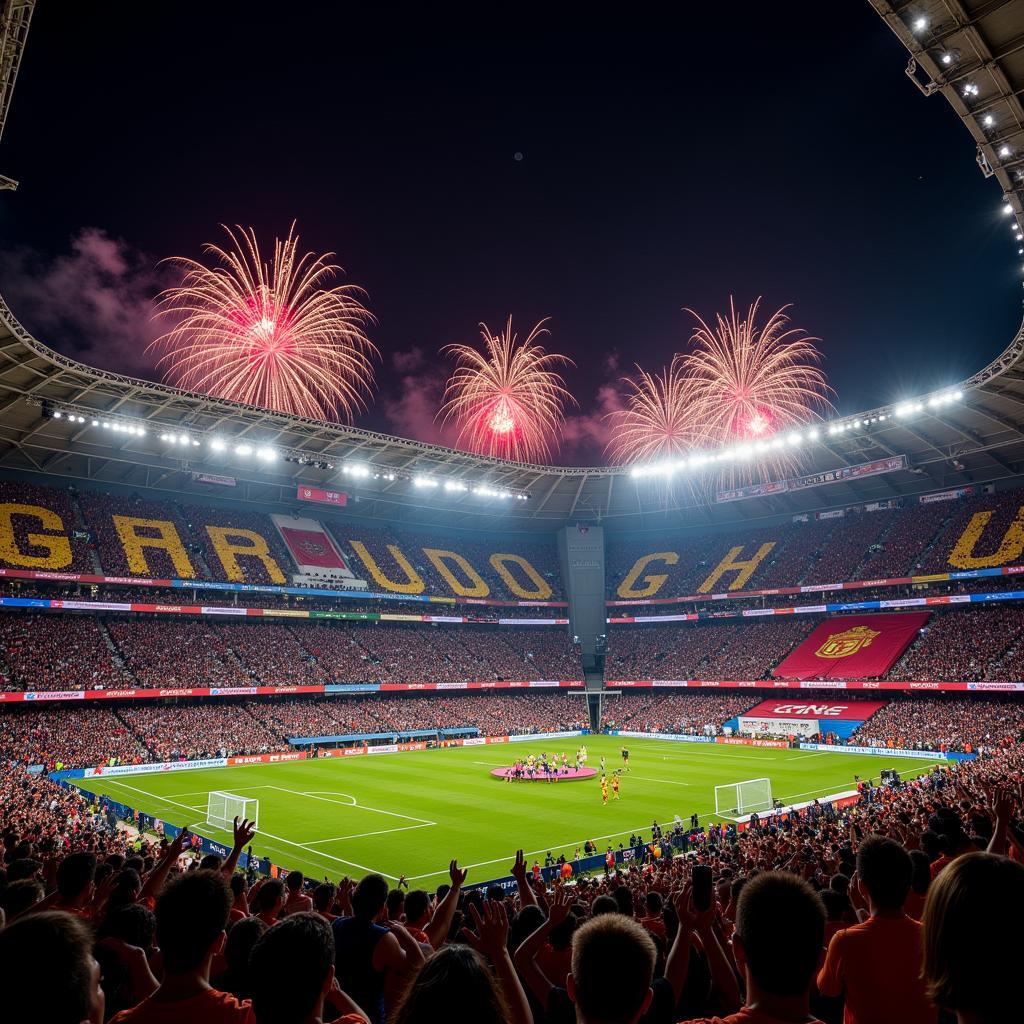 Lễ khai mạc sân vận động Estadio Francisco Martínez Durón