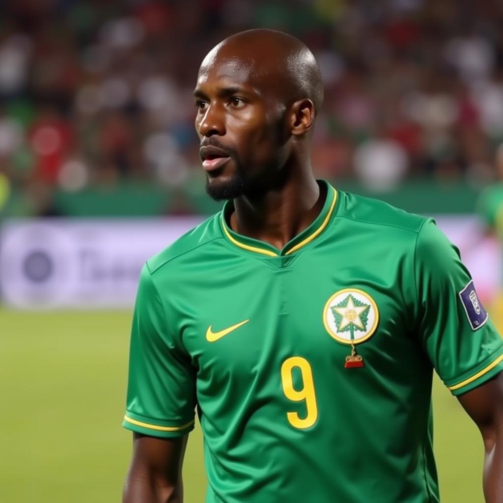 F Kanoute khoác áo đội tuyển quốc gia Mali