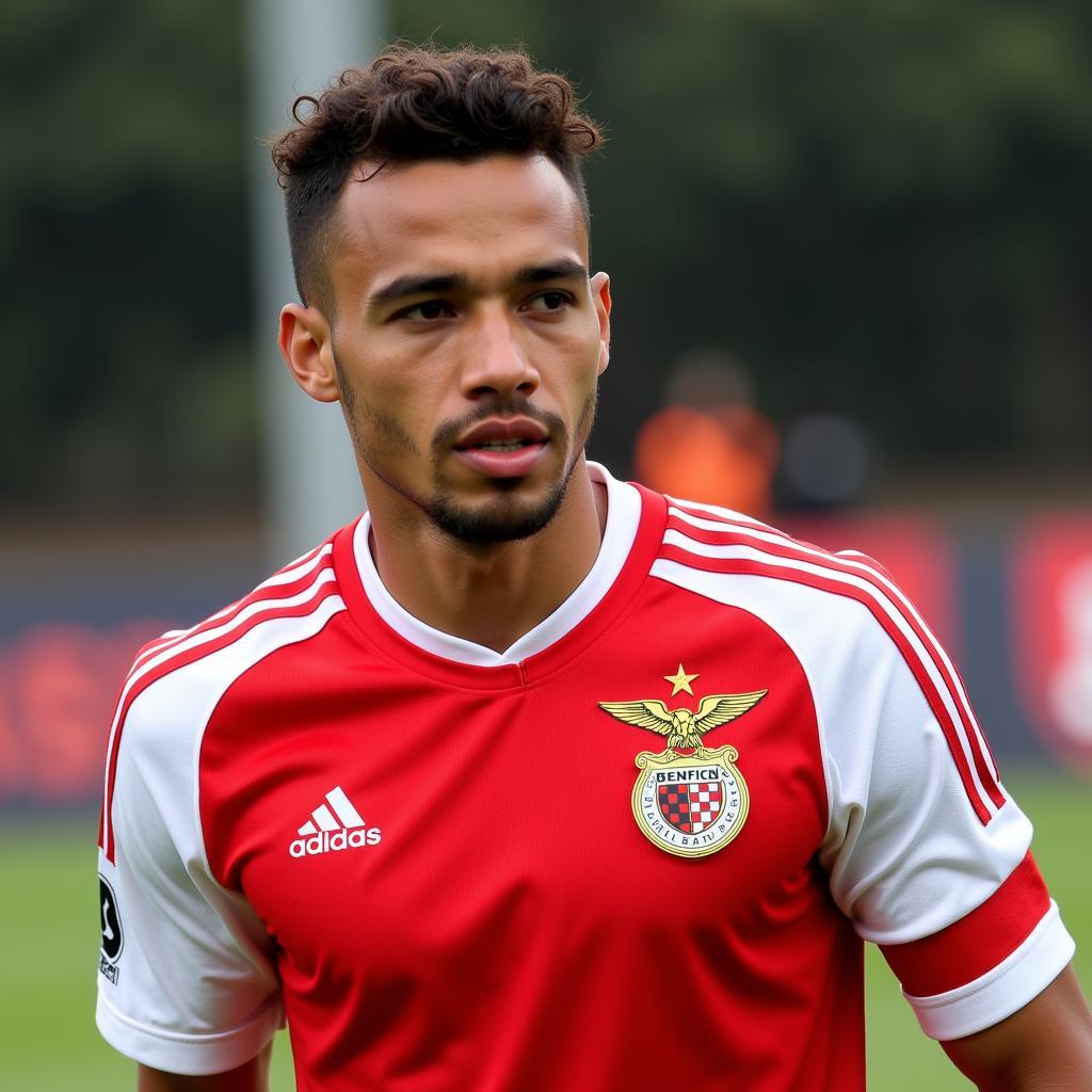 Gedson Fernandes trong màu áo Benfica