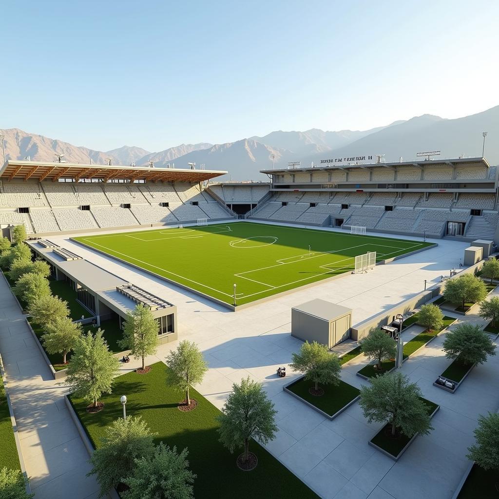 Hình ảnh minh họa Ghazi Stadium Kabul trong tương lai