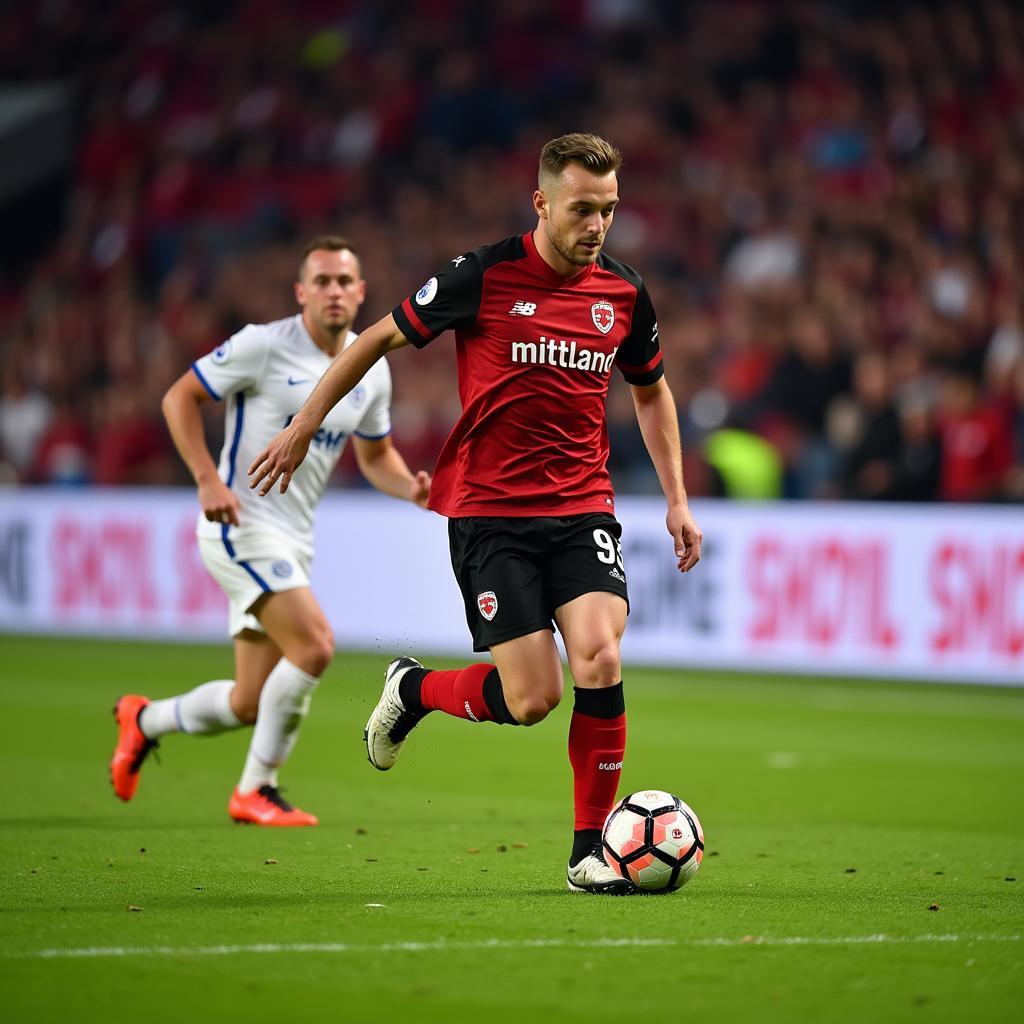 Gustav Isaksen trong màu áo Midtjylland