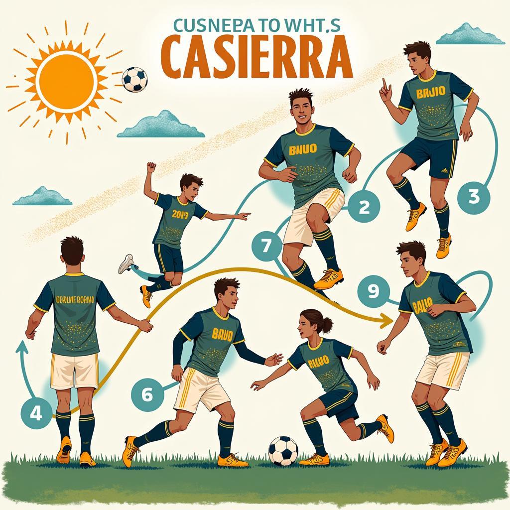 Hành trình của Casierra đến với bóng đá chuyên nghiệp