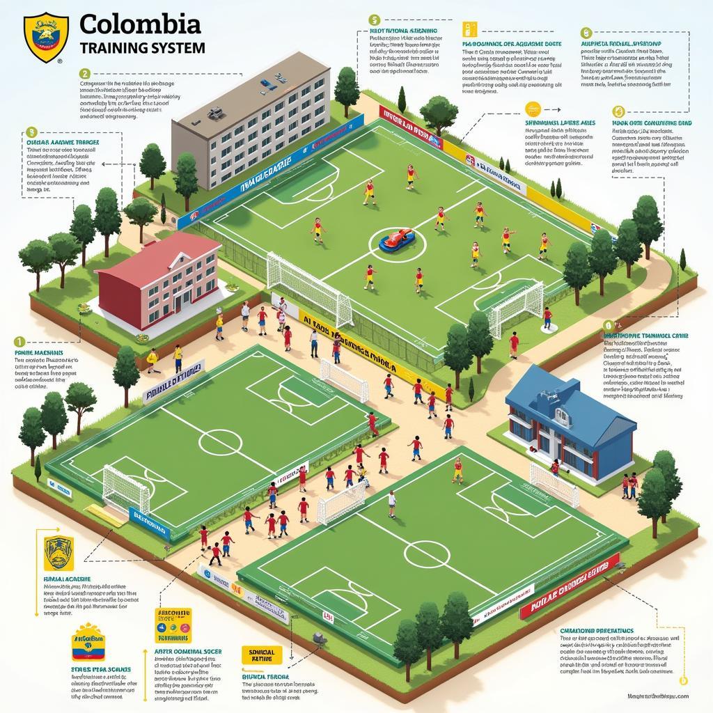 Hệ thống đào tạo bóng đá trẻ Colombia