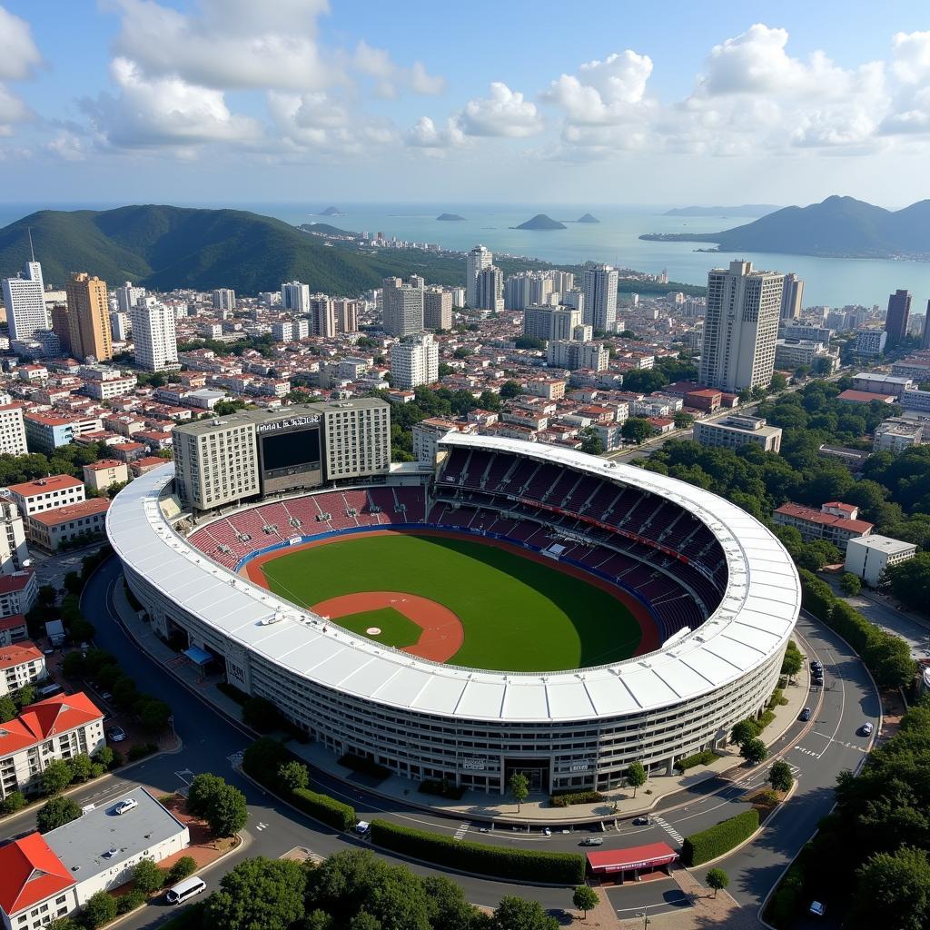 Hiram Bithorn Stadium Aerial View